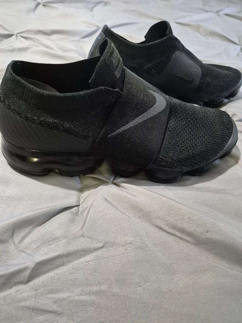 Nike Women’s Black Slip-On VaporMax Knit Sneakers